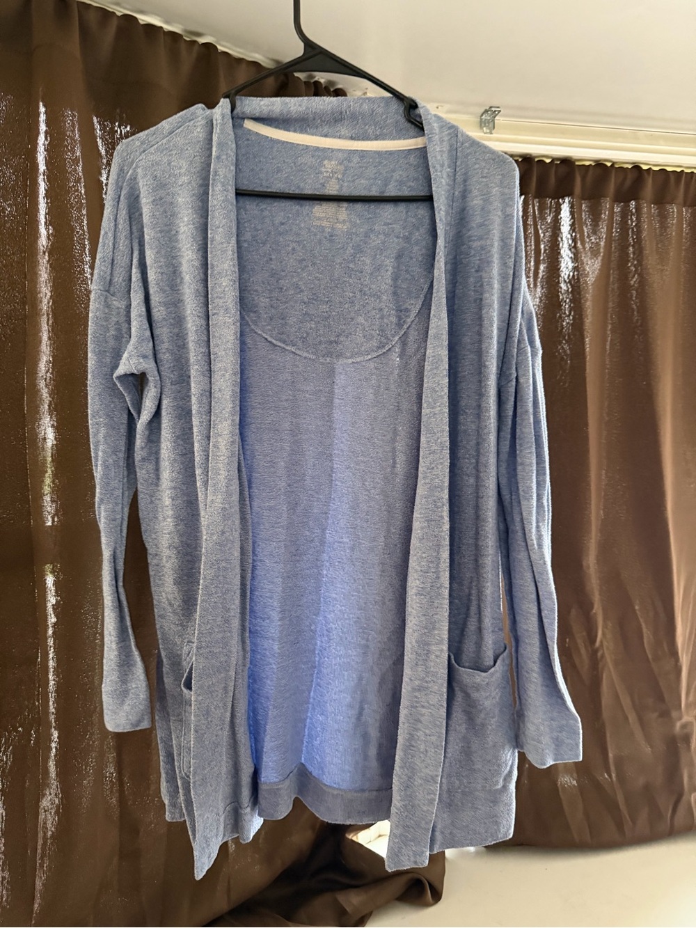 Secret Treasures Light Blue Open-Front Cardigan with Pockets